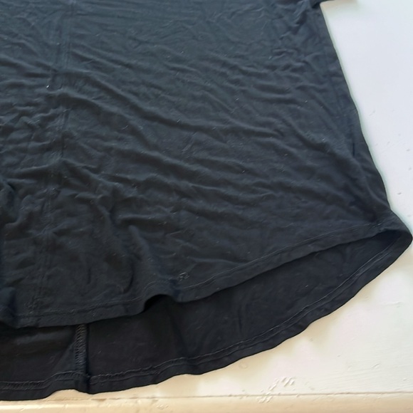 Mercer & Madison XL Black Short Sleeve V Neck Blouse - Picture 3 of 5